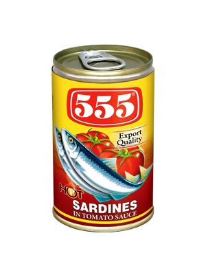 Sardine in salsa di pomodoro con peperoncino - 555 155g.